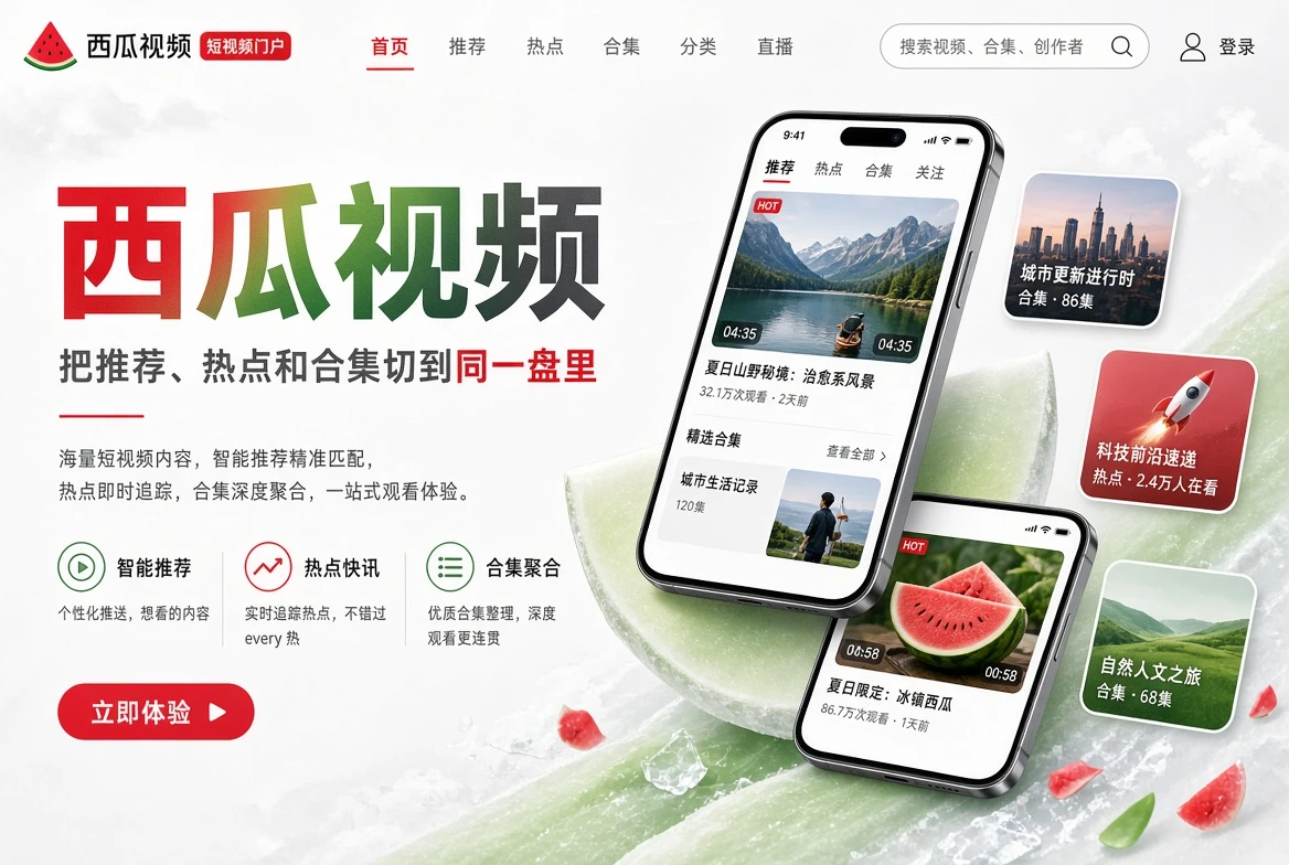 西瓜视频每日精选封面